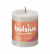 BOLSIUS RUSTIEK STOMPKAARS 80/68 - SANDY GREY ()